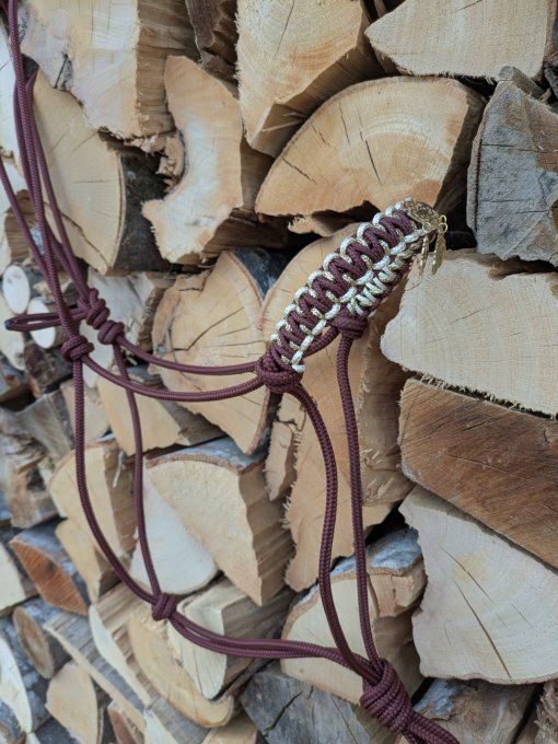 Licol bordeaux taille cob