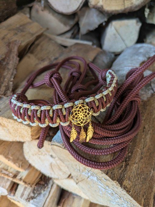 Licol bordeaux taille cob