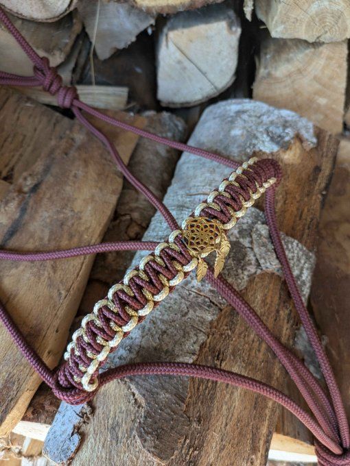 Licol bordeaux taille cob