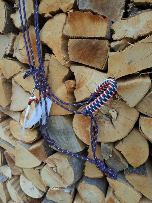 Licol "Aya" bleu marine taille cob