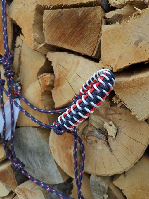 Licol "Aya" bleu marine taille cob