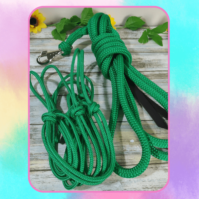 Ensemble vert herbe taille cheval