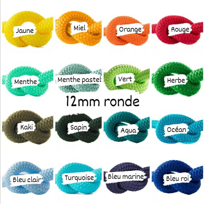 Muserolle side pull en corde