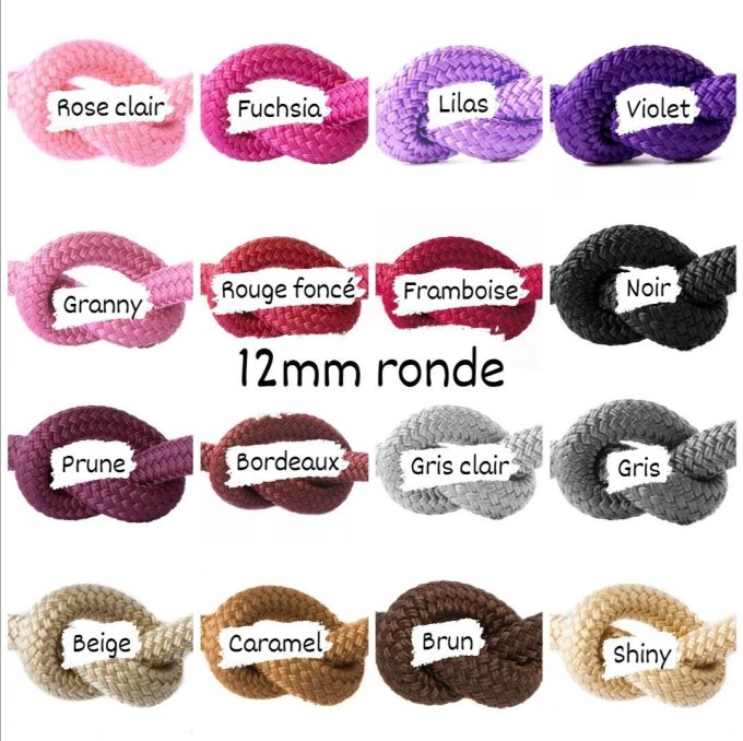 Muserolle side pull en corde