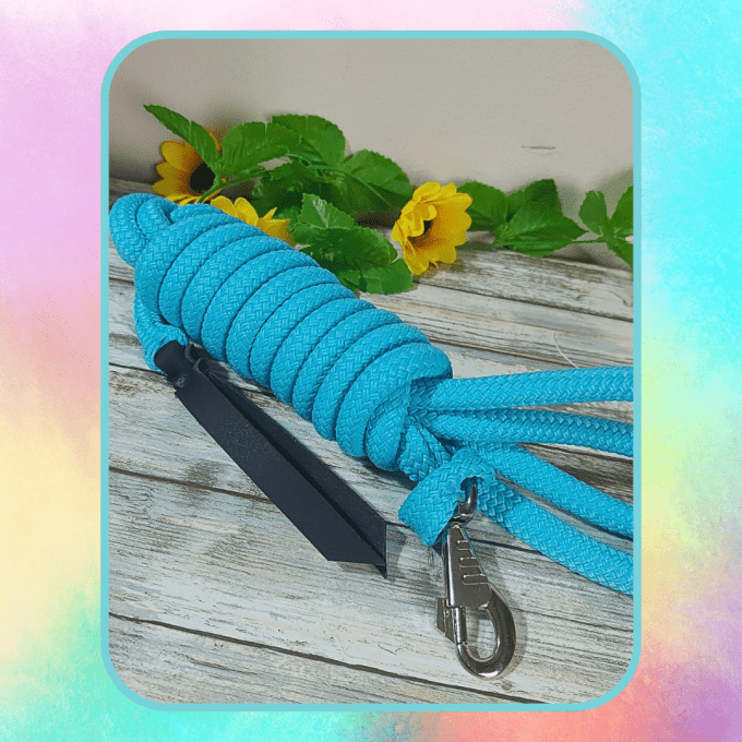 Longe de travail 3m70 turquoise