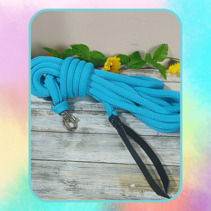 Longe de travail 7m turquoise