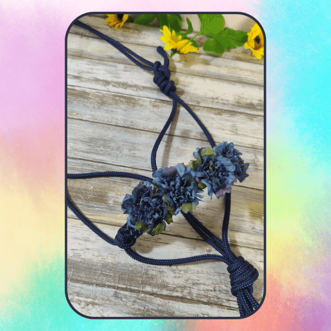 Licol "Fleury" bleu marine taille shetland