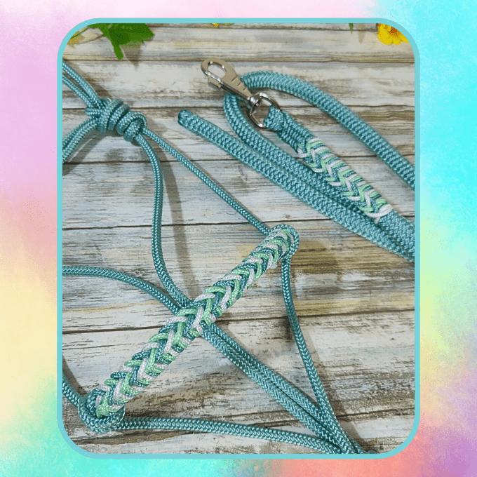 Ensemble menthe pastel taille shetland