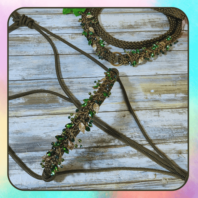 Ensemble "Freya" kaki taille cheval