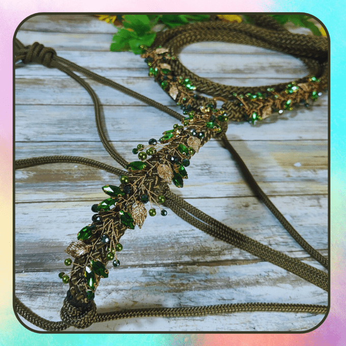 Ensemble "Freya" kaki taille cheval