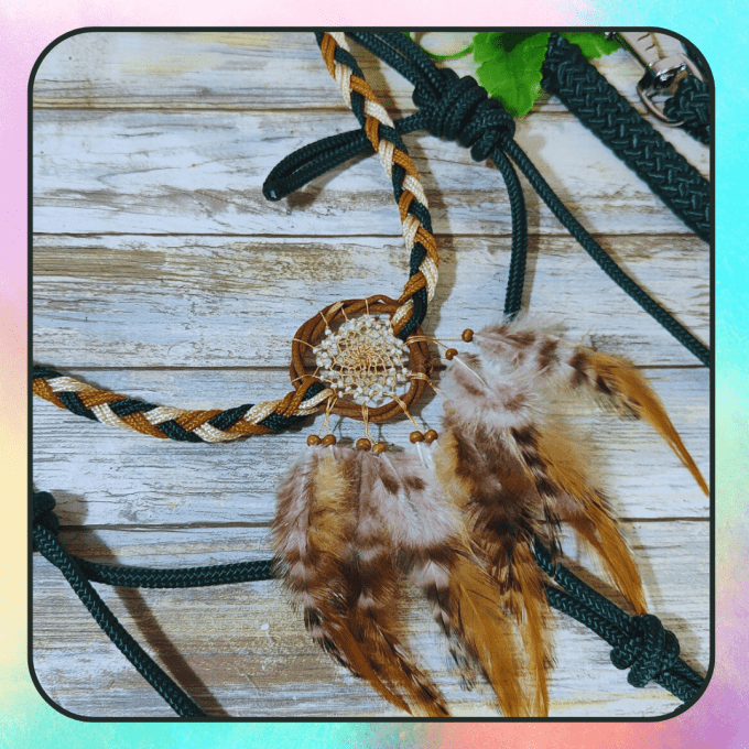 Ensemble "Indy" vert sapin taille cheval