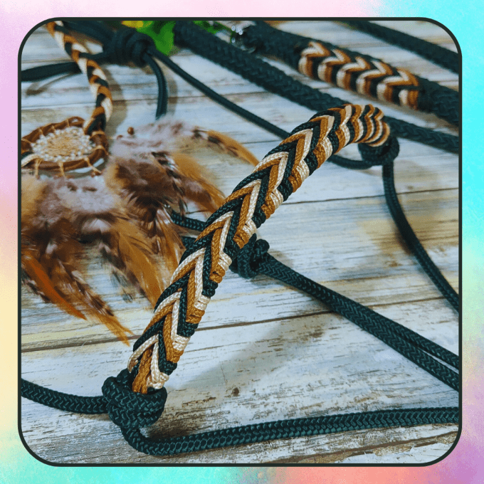 Ensemble "Indy" vert sapin taille cheval