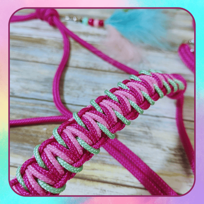 Ensemble fuchsia/menthe taille cob