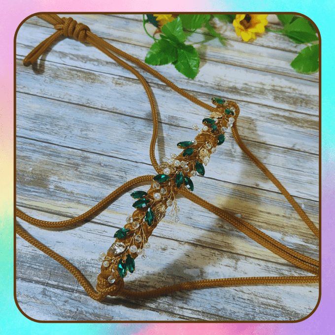 Licol "Freya" caramel taille cheval