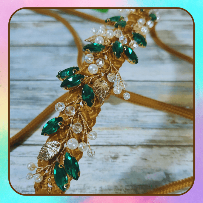 Licol "Freya" caramel taille cheval