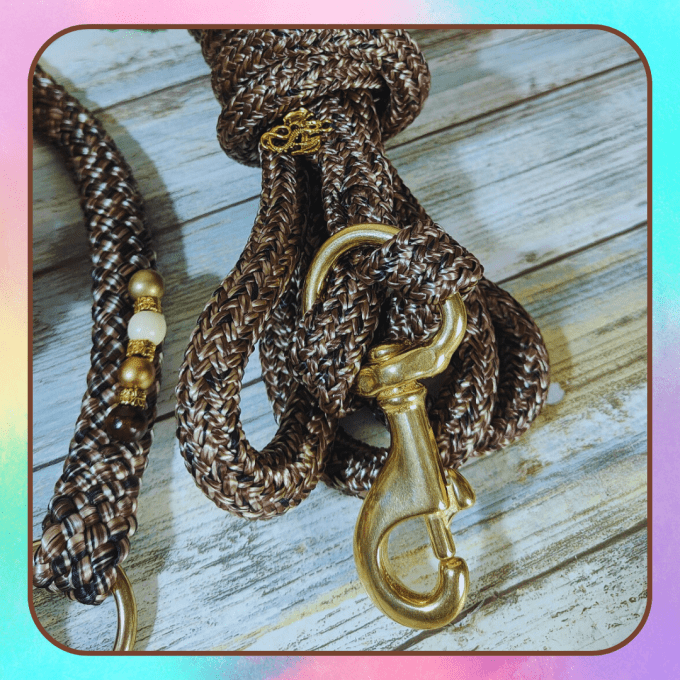 Ensemble "Dragon" chiné brun taille cob