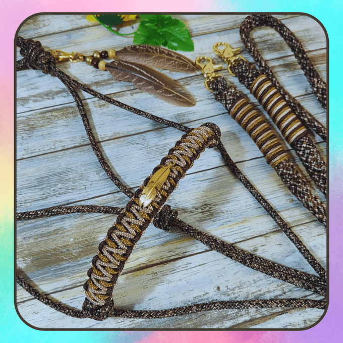 Ensemble "Brun chiné" taille cob