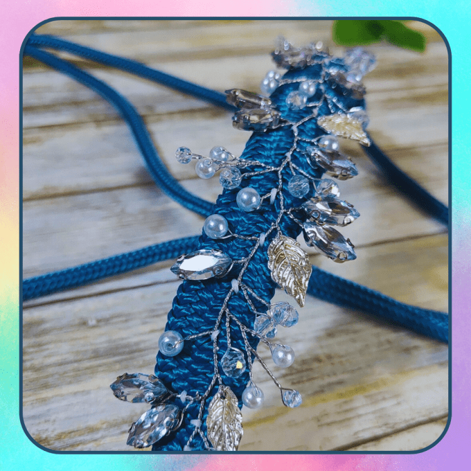 Licol "Freya" aqua taille cob