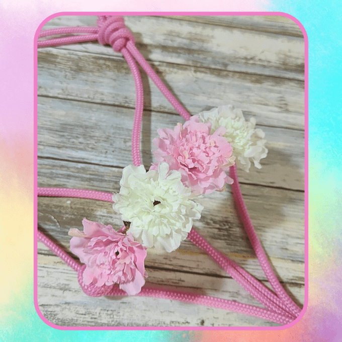 Licol "Fleury" rose clair taille shetland