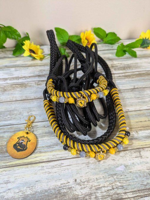 Ensemble Sorcier jaune taille cob