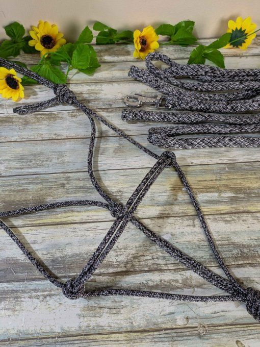 Ensemble gris chiné taille cob