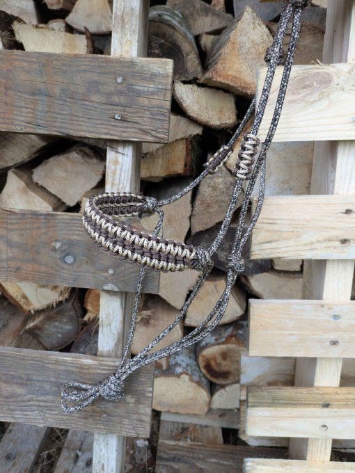 Licol Ultra brun chiné taille cheval