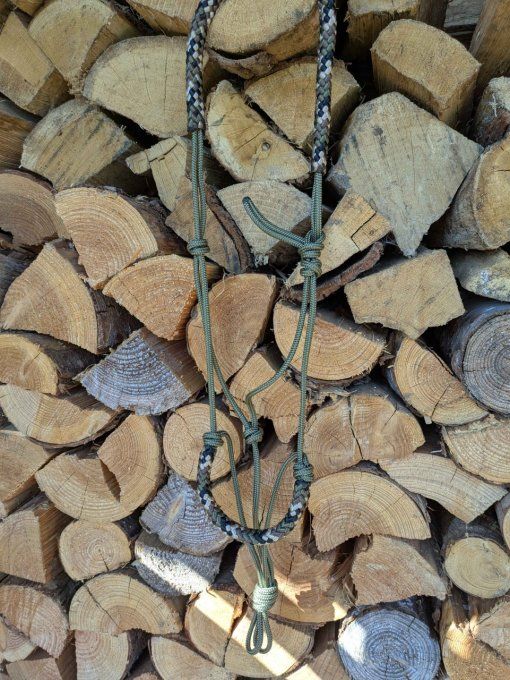 Licol confort kaki et camouflage taille cob