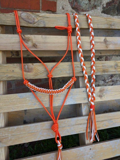 Ensemble "Tundra" orange taille cheval