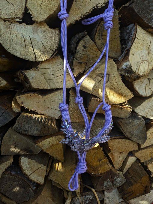 Licol Naiade lilas taille cob