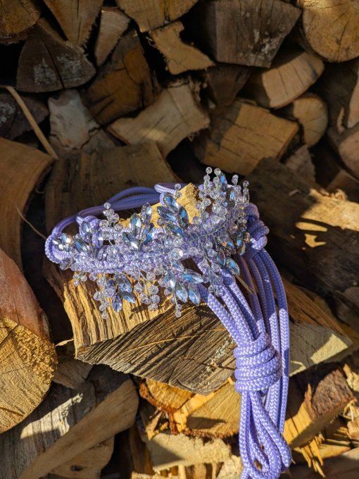 Licol Naiade lilas taille cob