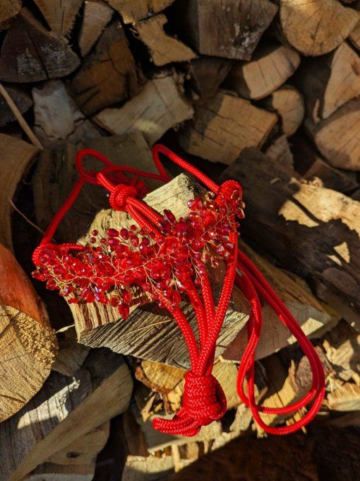 Licol Naiade rouge taille cob