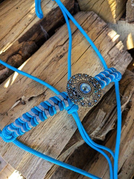 Licol Omena bleu océan taille cheval