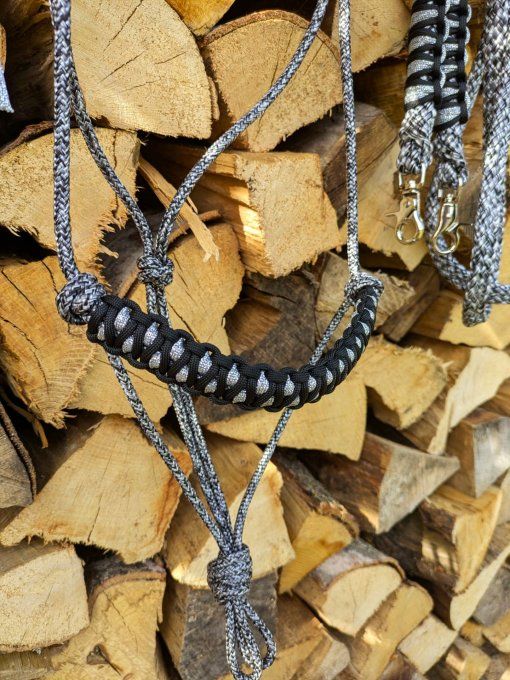 Ensemble gris chiné taille cob