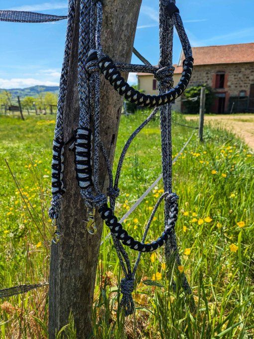Ensemble gris chiné taille cob