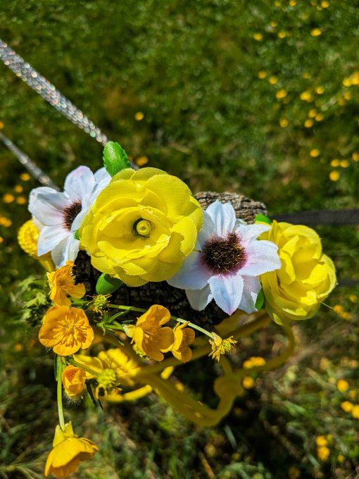 Licol Fleury jaune taille shetland