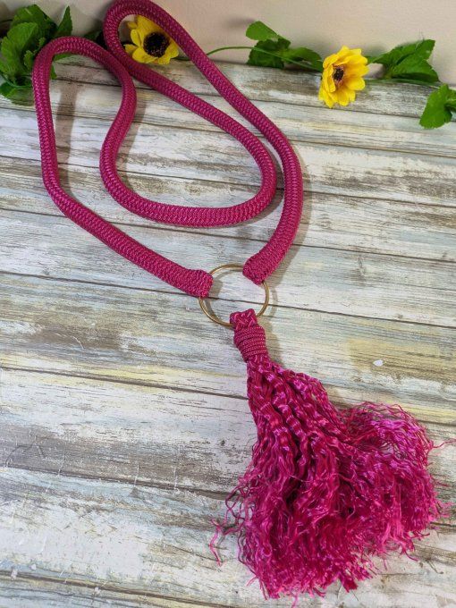 Cordelette framboise taille cob