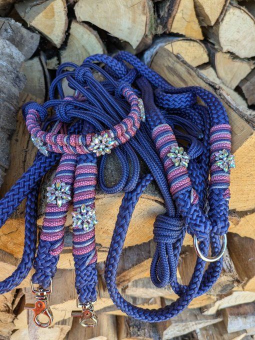 Ensemble bleu marine taille cheval