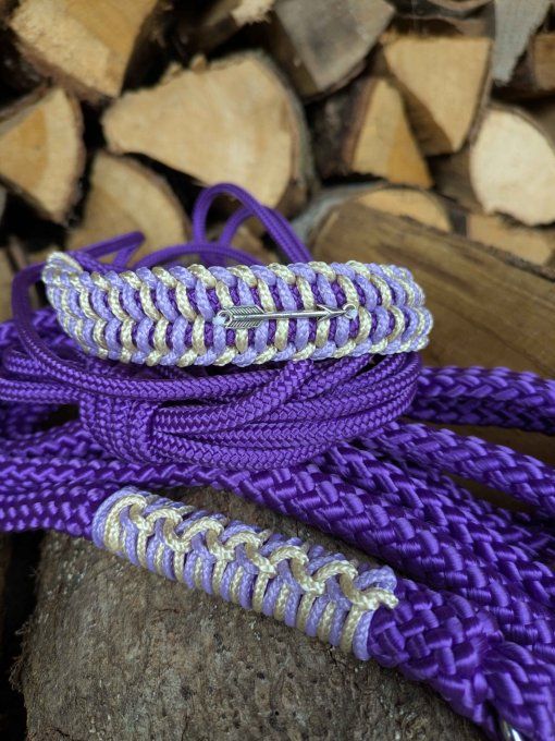 Ensemble "Kalipso" violet taille cob