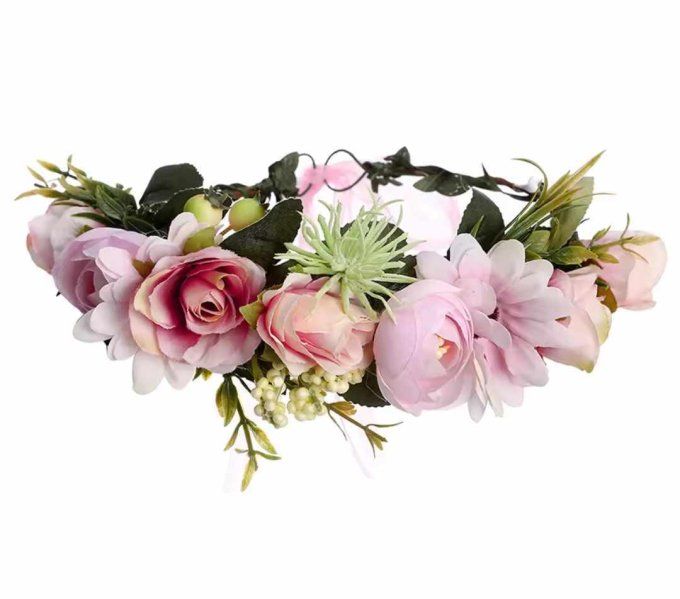 Licol Fleury rose clair taille cheval 