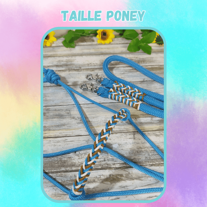 Ensemble "bleu océan" taille poney